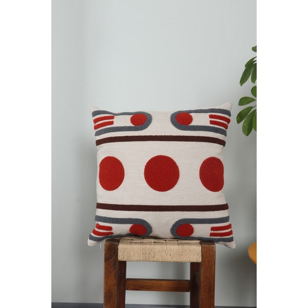 Lanena prevleka za blazino 43x43 cm Geometrik – Mioli Decor-image-1