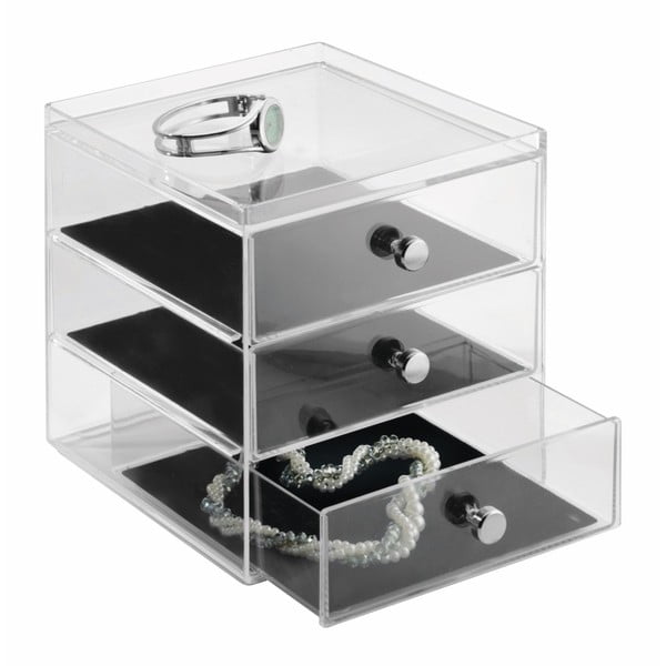 Organizator s 3 predali iDesign Serwa, višina 18 cm-image-2
