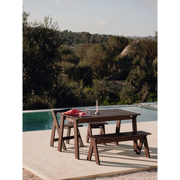 Vrtna miza iz masivnega bora 77x140 cm Navo – noo.ma-image-1