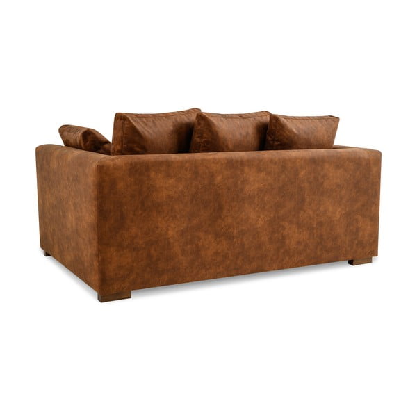 Sedežna garnitura v konjak rjavi barvi 175 cm Comfy – Scandic-image-3