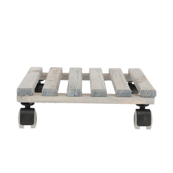 Siv lesen premičen podstavek za cvetlični lonček Esschert Design, 29 x 29 cm-image-2