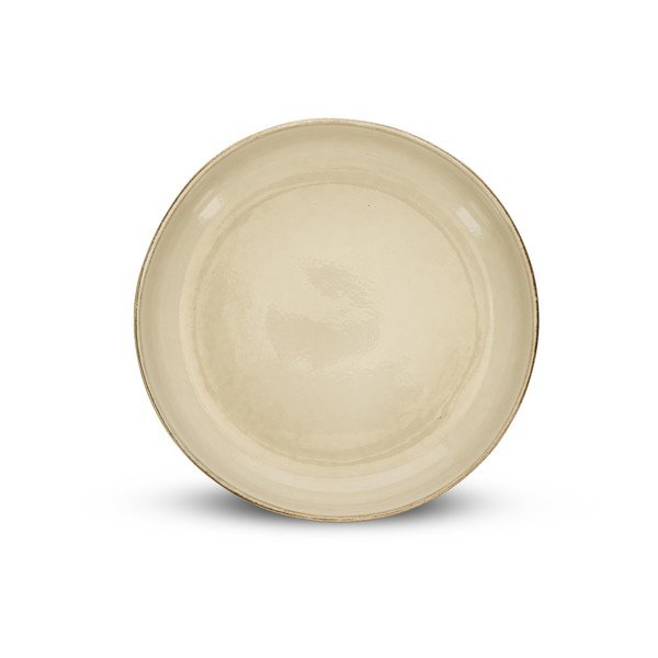 Bež servirni krožnik iz kamenine Meridian – Salt&Pepper-image-3