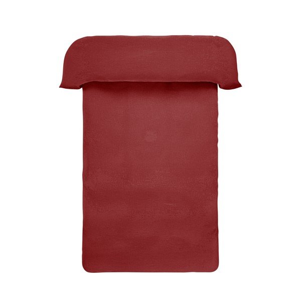 Bordo rdeča enojna posteljnina iz muslina 140x200 cm Amilia – Jotex