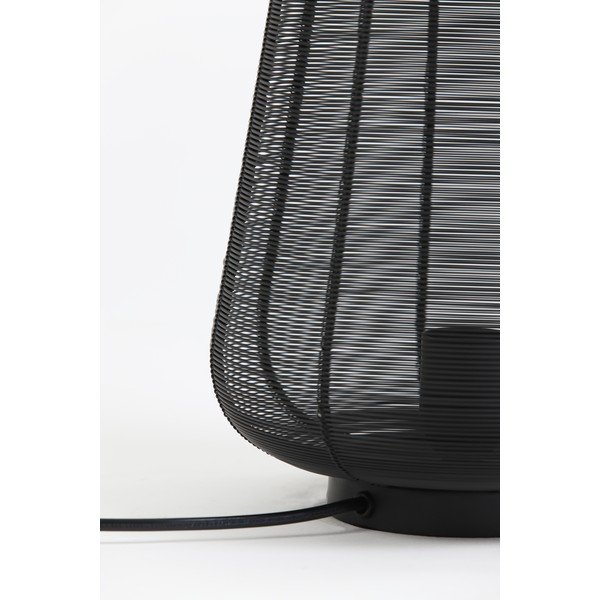 Črna namizna svetilka (višina 26 cm) Adeta - Light & Living-image-4