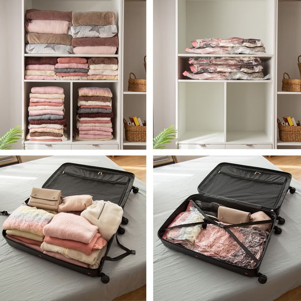 Vakuumske vreče za oblačila v kompletu 6 ks Vacuum M – Compactor-image-1