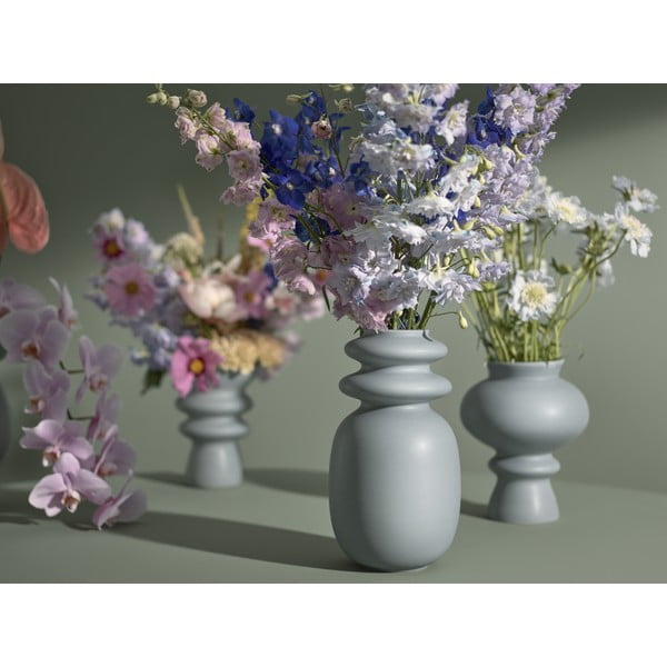 Modro-siva keramična vaza Kähler Design Kontur, višina 29 cm-image-1