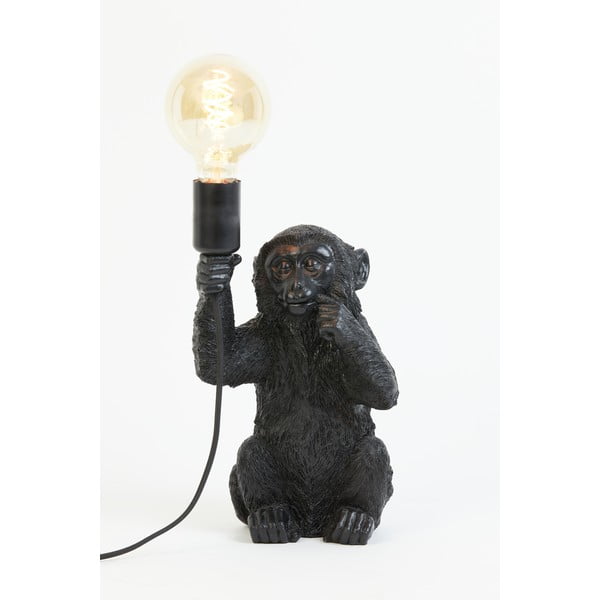 Črna namizna svetilka (višina 34 cm) Monkey - Light & Living-image-4