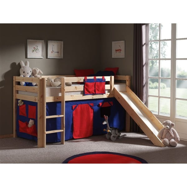 Otroške zavese v kompletu za posteljo 3 ks 195x75 cm Domino – Vipack-image-2