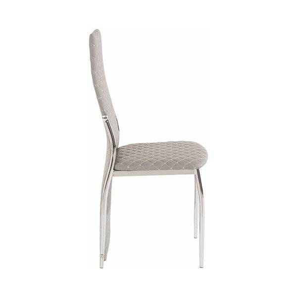 Komplet 2 sivih jedilnih stolov Støraa Wilson-image-1