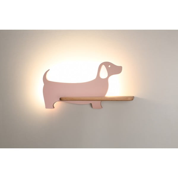 Rožnata otroška svetilka Dog – Candellux Lighting-image-4