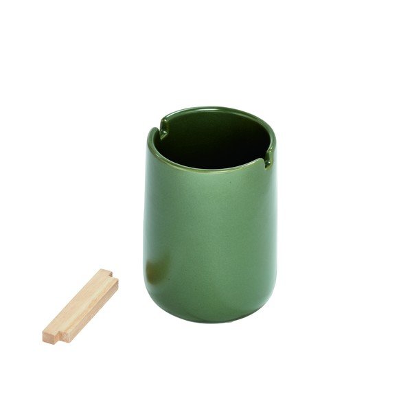 Zelen keramični lonček za zobno ščetko iDesign Eco Vanity-image-2