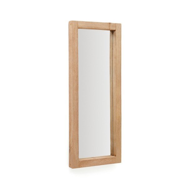 Stensko ogledalo z lesenim okvirjem 50x120 cm Maden – Kave Home