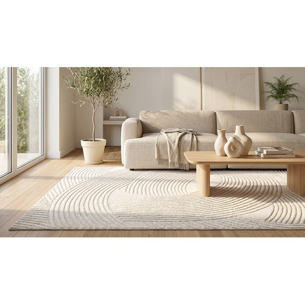 Kremno bela preproga 120x170 cm Zephyr – ESTE-image-3