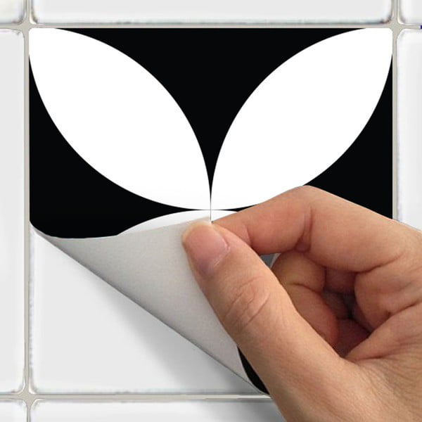 Komplet 60 dekorativnih stenskih nalepk Ambiance Aniello, 10 x 10 cm-image-2