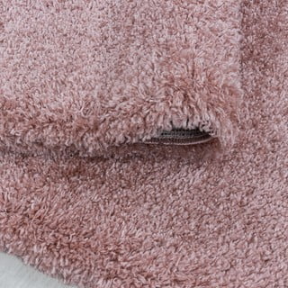 Rožnata okrogla preproga ø 160 cm Fluffy – Ayyildiz Carpets