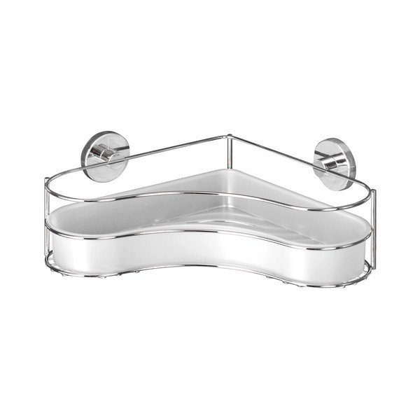 Kotna polica za tuš s posodo Wenko Vacuum-Loc Milazzo, nosilnost do 33 kg -image-2