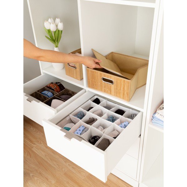Košara iz bambusa 31x31x15 cm Anji – Compactor-image-1