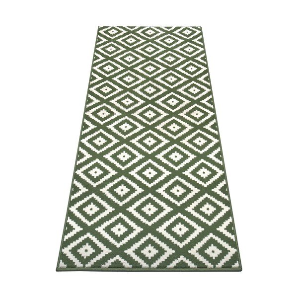 Zelen tekač 200x80 cm Diamond - Hanse Home-image-2