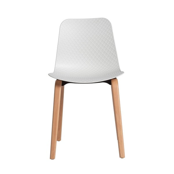 Komplet 4 belih jedilnih stolov Marckeric Keira-image-1