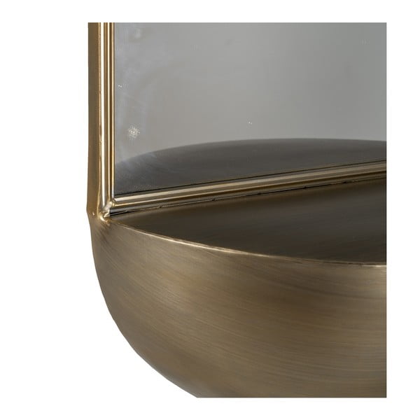 Stensko ogledalo s polico 37x40 cm – Ixia-image-2