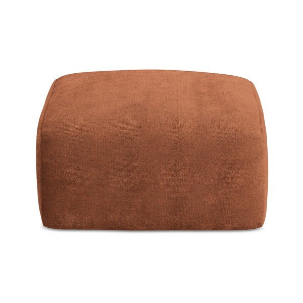 Tabure iz šenilje v barvi terakote Leila – Makamii