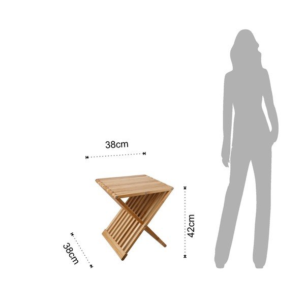 Tomasucci Tiger zložljiva miza/stol iz bambusa-image-2