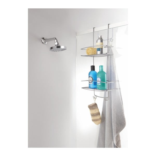 Viseča polica za kopalnico Metaltex Onda-image-1