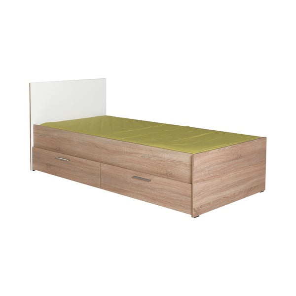 Bela otroška postelja s prostorom za shranjevanje 90x190 cm – Kalune Design