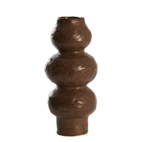 Rjava keramična vaza (višina 33,5 cm) Rogano – Light & Living