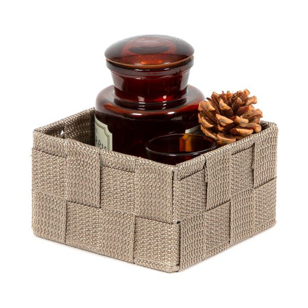 Svetlo rjav kopalniški organizator Compactor Stan, 12 x 12 cm-image-1