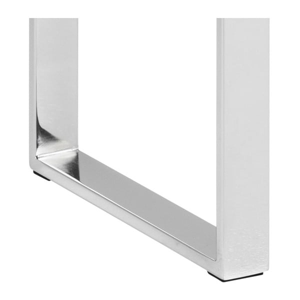 Konzolna mizica v srebrni barvi 110x40 cm Katrine - Actona-image-3