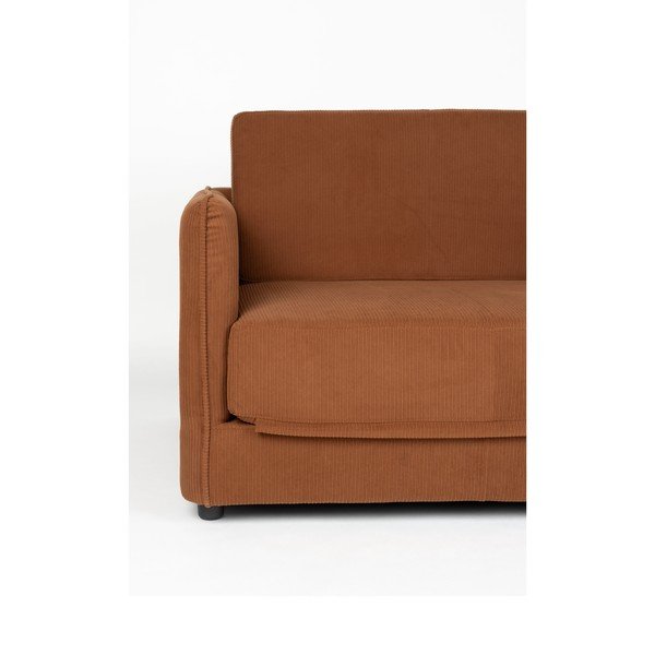 Oranžen/rjav fotelj Jopie – White Label-image-1