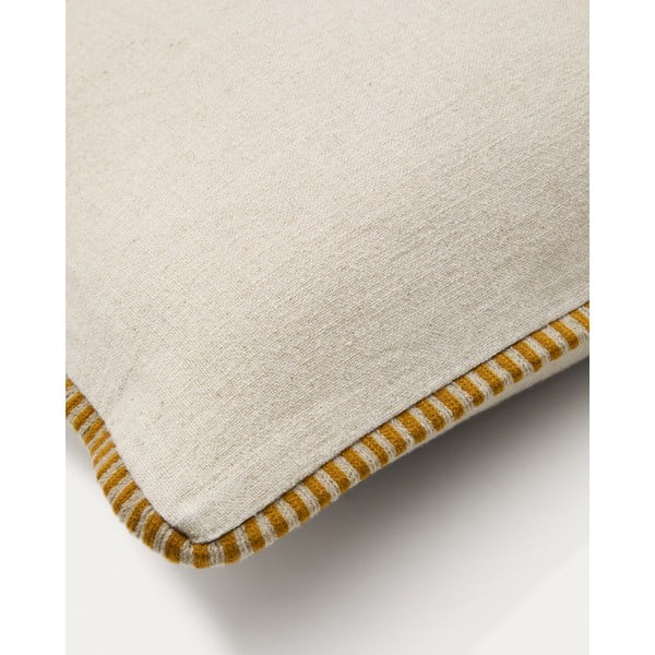 Prevleka za blazino iz mešanice lana 45x45 cm Ardit – Kave Home-image-3