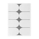 Črno-bela notranja in zunanja preproga 200x290 cm Duet Bowen – NORTHRUGS