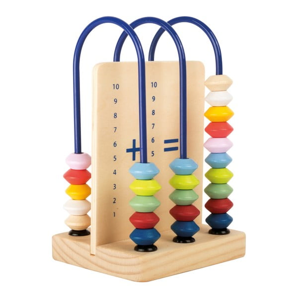 Legler Abacus Otroška lesena izobraževalna igra dodajanja