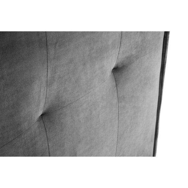 Sivo vzglavje 180x120 cm Monica – Milo Casa-image-1