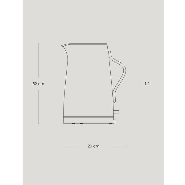 Črn grelnik vode iz nerjavečega jekla 1,2 l Emma – Stelton-image-4