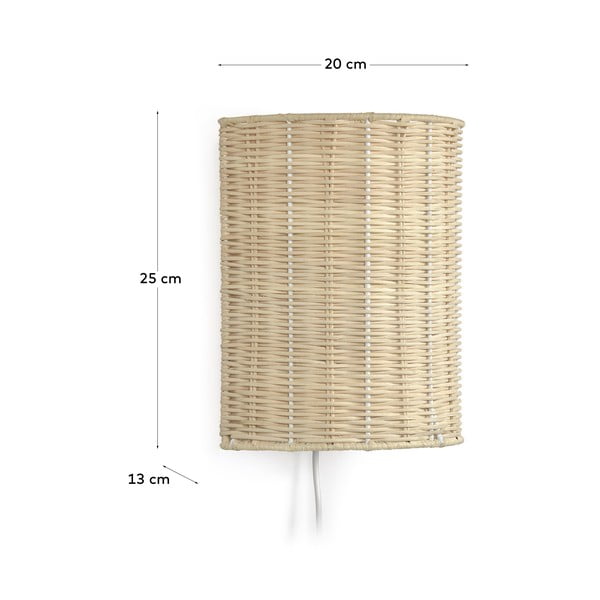 Stenska svetilka iz ratana  Kimjit - Kave Home-image-4