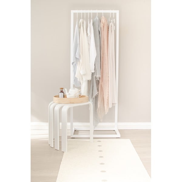 Bež/kremno bela notranja in zunanja preproga 70x140 cm Peg Linen Vanilla – Pappelina-image-4