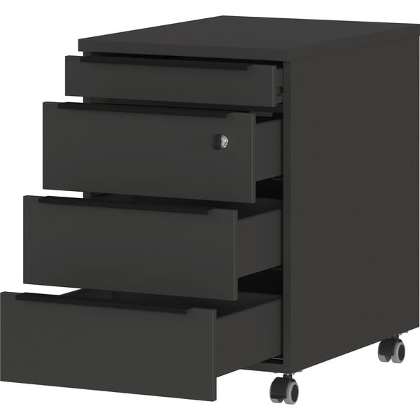 Antracitno siva omarica z možnostjo zaklepanja 42x63 cm Mailand – Germania-image-3