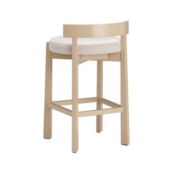 Bež oblazinjen barski stol (višina sedeža 66 cm) Hugg – Ellos Home-image-4