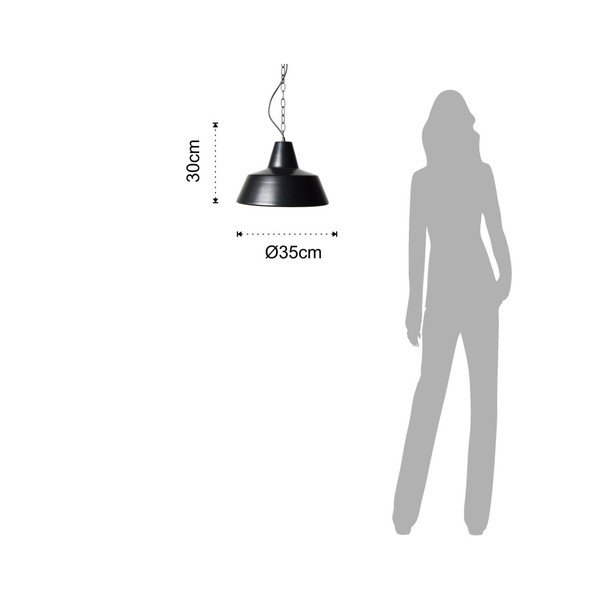Črna viseča svetilka Tomasucci Loft-image-1