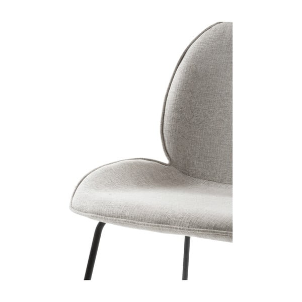 Siv jedilni stol s kovinsko podnožje Canett Hella-image-4