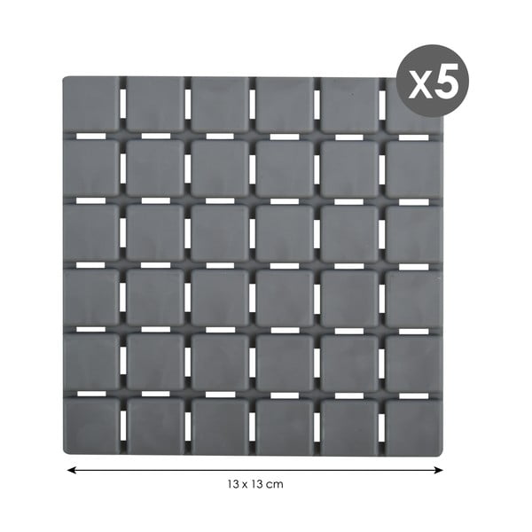 Protizdrsne podloge v kompletu za kad 5 ks 13x13 cm Quadro – MSV-image-3