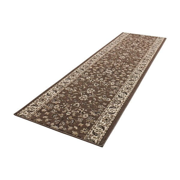 Preproga Basic Vintage, 80x250 cm, rjava-image-2