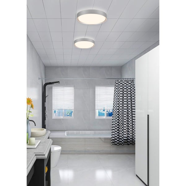 LED stropna svetilka v srebrni barvi ø 33 cm Clarimo - Trio-image-1