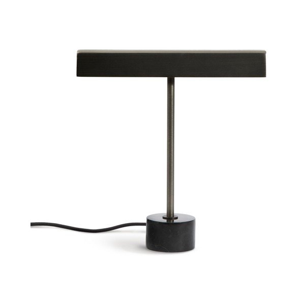 Črna kovinska namizna svetilka (višina 32,5 cm) Lynor – Kave Home