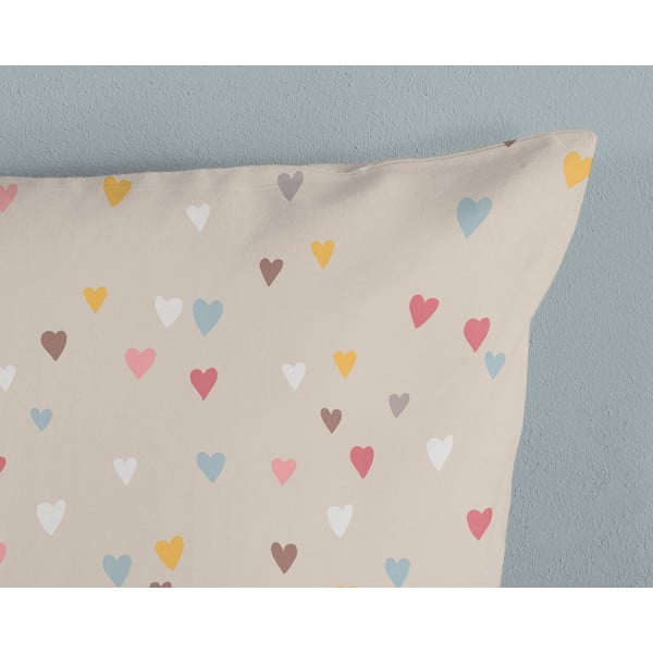 Rjava/bež bombažna otroška posteljnina za otroško posteljico 100x135 cm Hugs – Good Morning-image-3