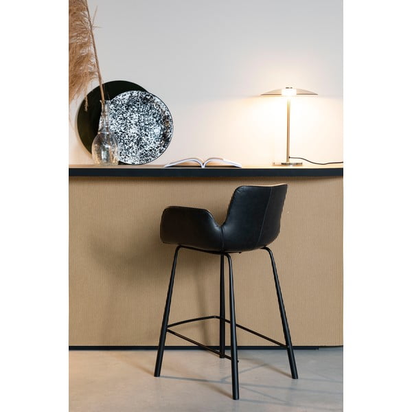 LED zatemnitvena namizna svetilka s steklenim senčilom v sivi in zlati barvi (višina 42 cm) Float – Zuiver-image-3