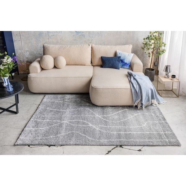 Siva preproga 140x200 cm Routa – Universal-image-1